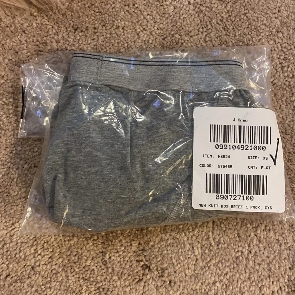 J Crew New Knit Box Brief H8624